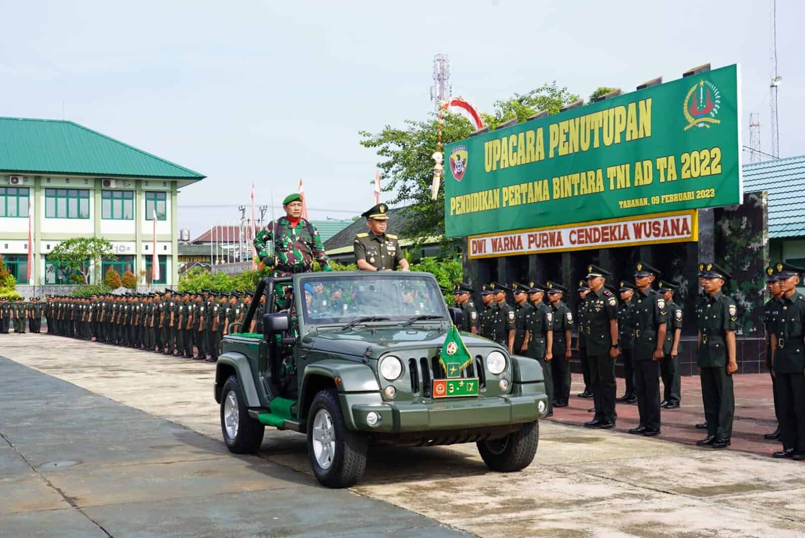 Pendidikan Pertama Bintara Tni Ad Ta Ditutup Pemuda Jadi