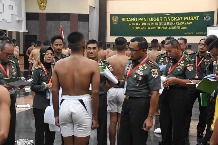 Sidang Pantukhir Tingkat Pusat Calon Tamtama PK TNI AD Reguler Dan