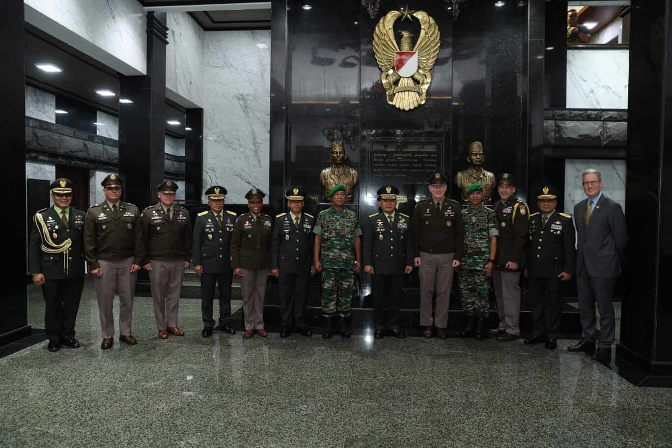 Bahas Kerja Sama Militer Kasad Terima Kunjungan Kepala Staf Us Army