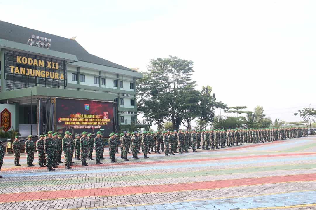 Pangdam Xii Tpr Pimpin Upacara Peringatan Hari Kebangkitan Nasional Ke