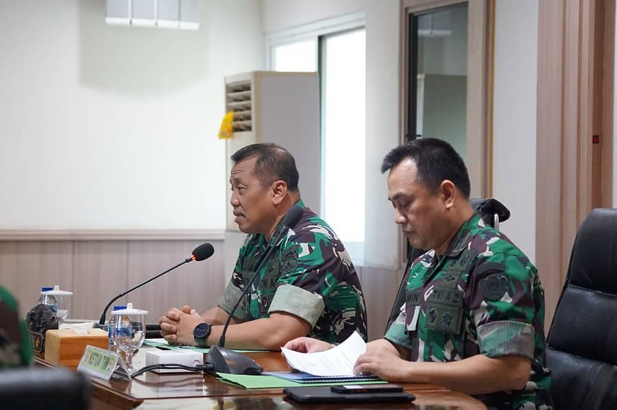 Kodam IX Udayana Terima Entry Briefing Tim Dalproggar Tahap I TA 2023