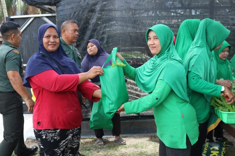 Kodim Bangka Panen Hasil Kebun Ketahanan Pangan Untuk Keluarga