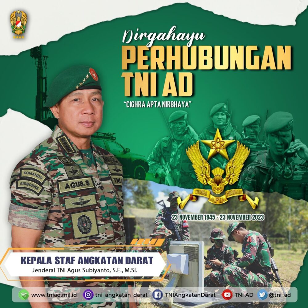 Dirgahayu Perhubungan TNI AD