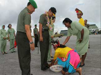 Kunjungan Pangdam XVII/Cenderawasih Kewilayah Korem 173/Pvb