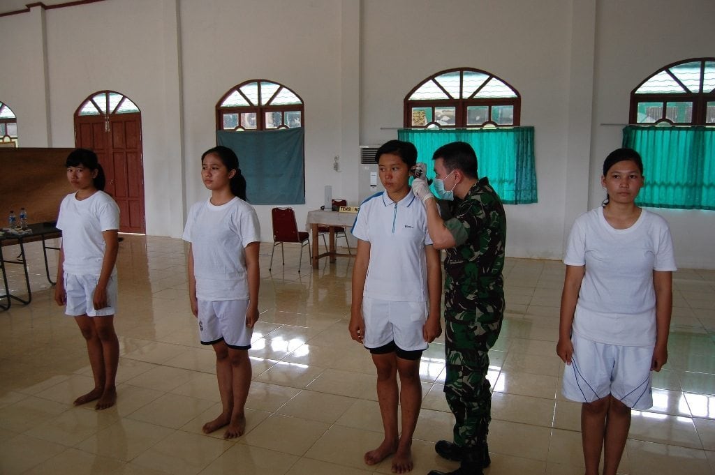 Korem 121 Abw Seleksi Calon Bintara PK TNI AD TNI 