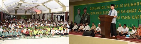 Pangdam Vi/Mlw Adakan Yasinan Dengan 1000 Anak Yatim Piatu 