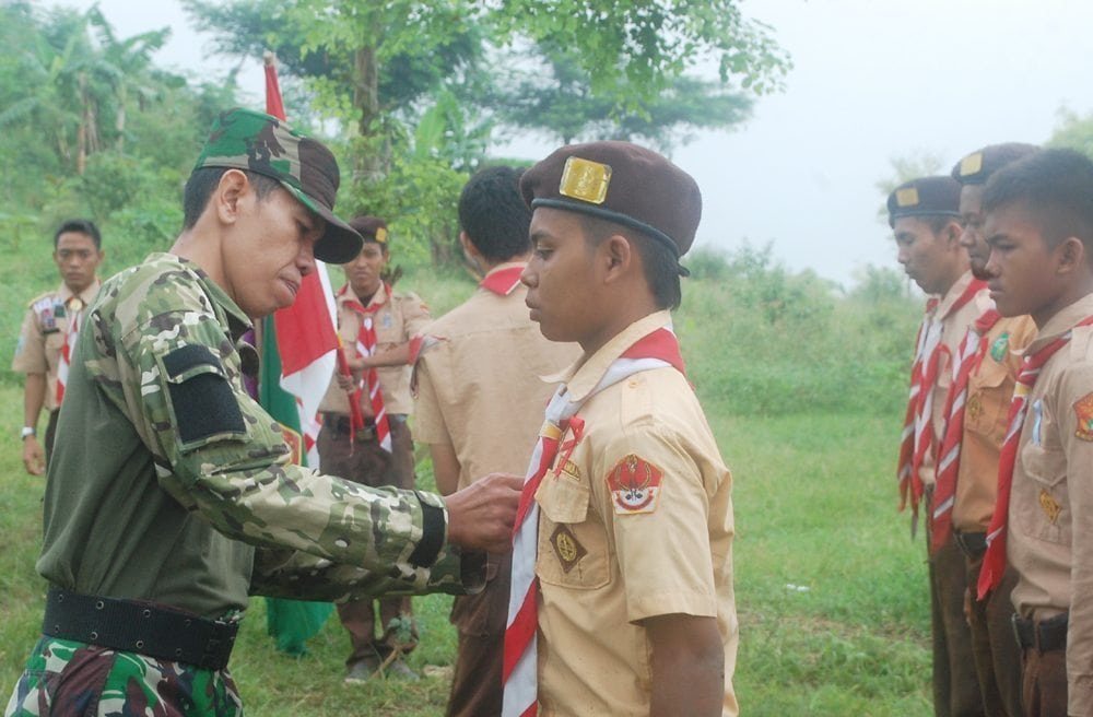 Upacara Pelantikan Dewan Saka Wira Kartika Cabang Kodim 0813 Bojonegoro