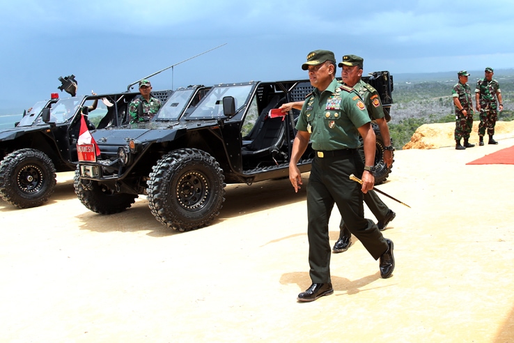 Panglima TNI Tinjau Geladi Bersih Latihan PPRC TNI