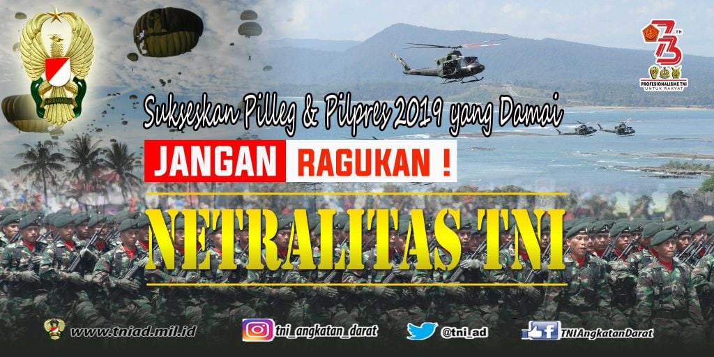 Banner Netralitas TNI