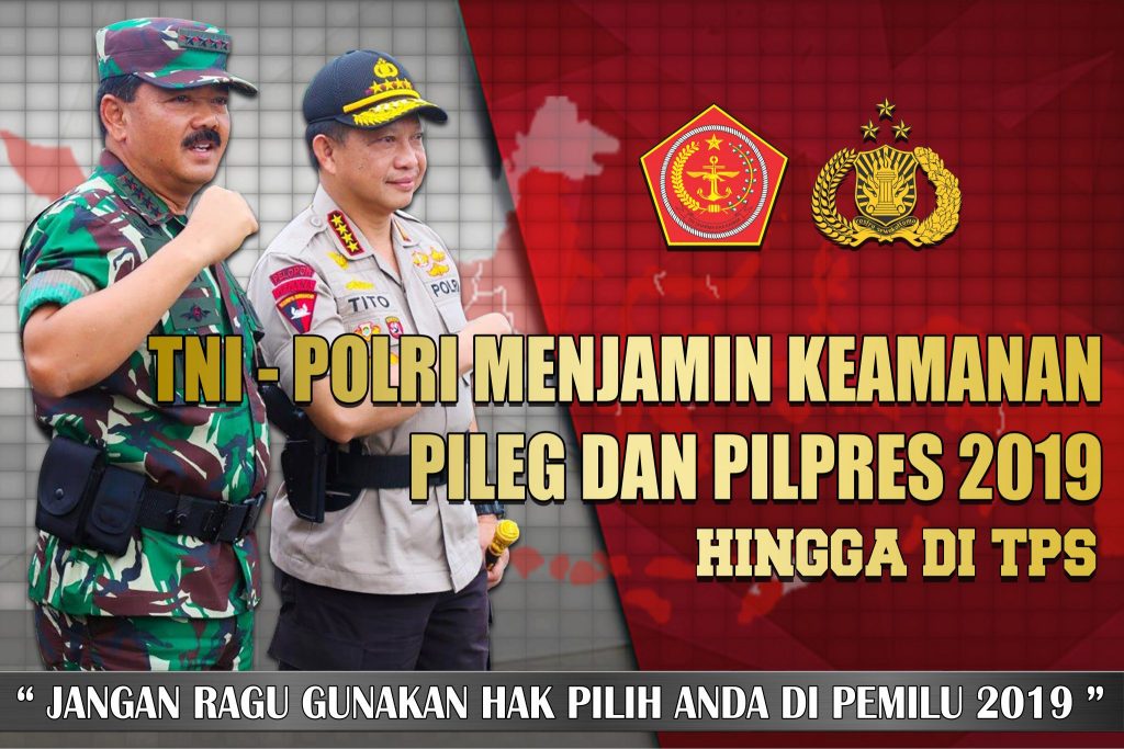 SPANDUK PILPRES TNI POLRI 6×5 alt 3 baru