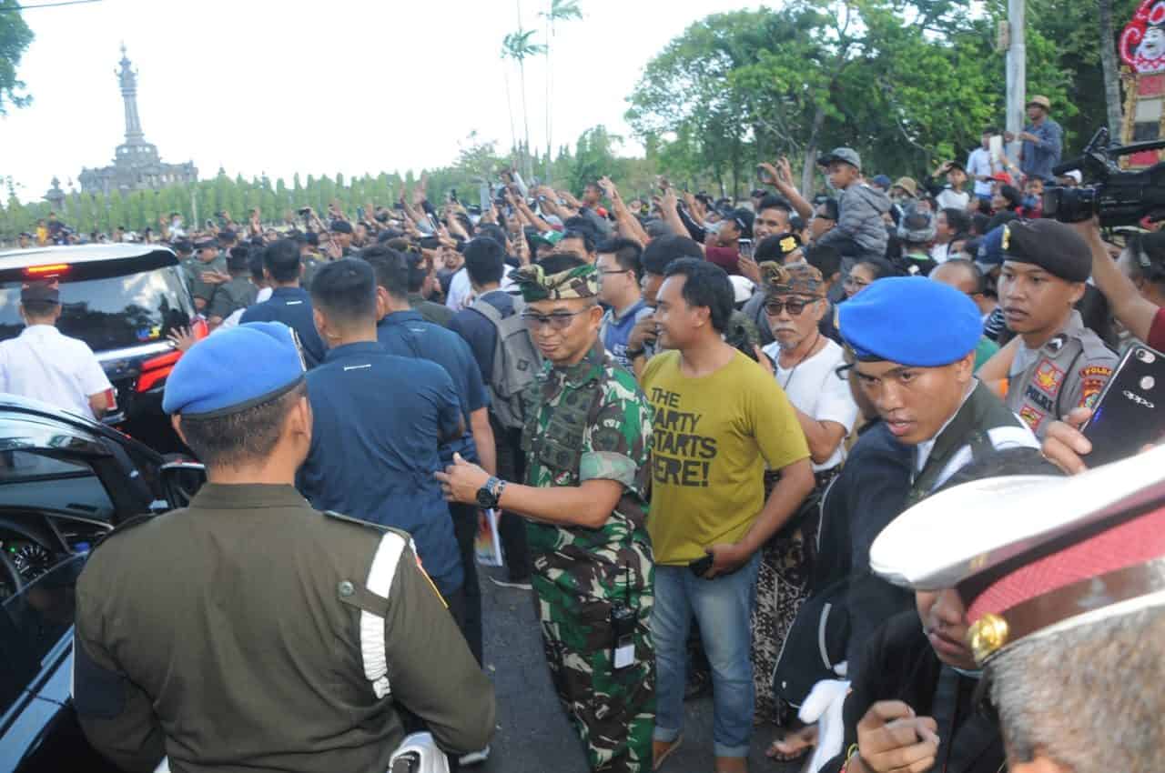 Pangdam Ix/udy Pantau Penagmanan Festival Pesta Kesenian Bali