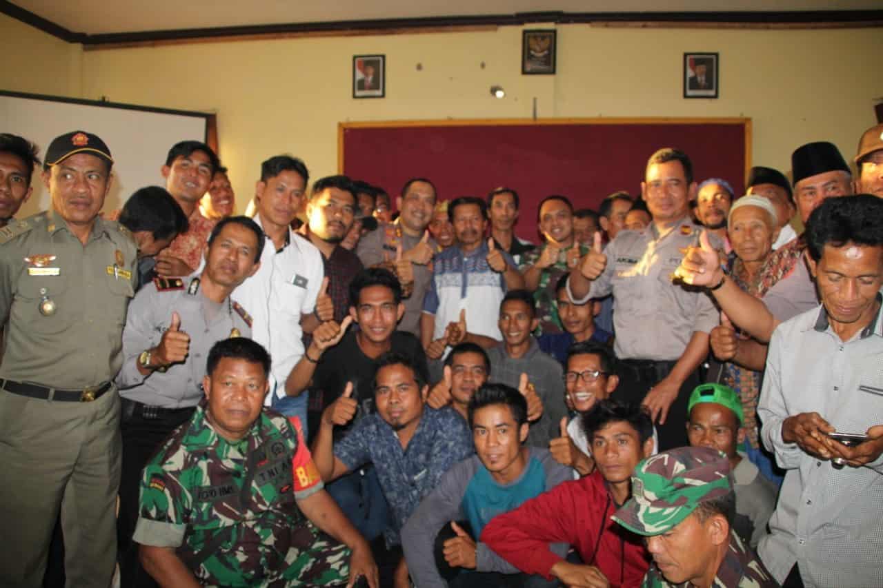 Kodim 1608/bima Mediasi Pertikaian Warga Tolotangga Dan Parado Wane