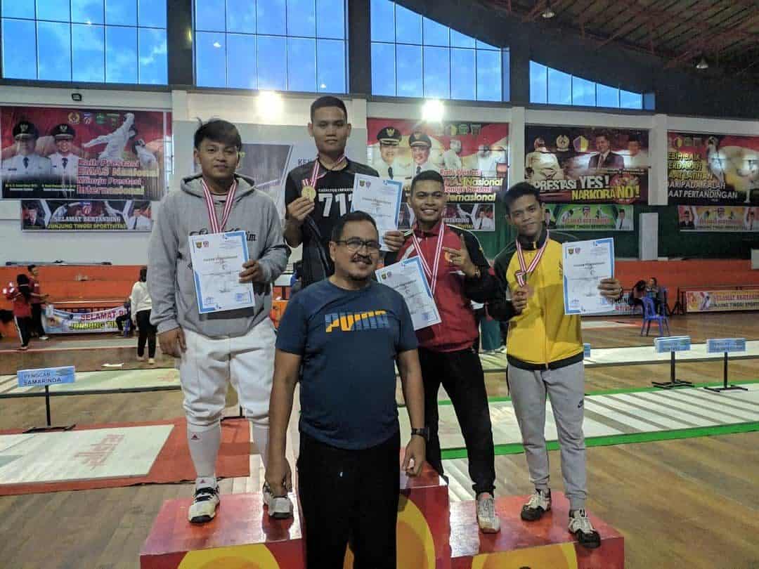 Sabet Juara 1 Anggar, Prajurit Yonif 711, Kantongi Tiket Pra-pon 2020