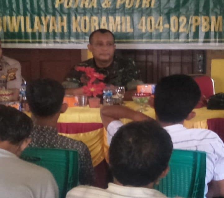 Motivasi Putra-putri Prabumulih, Koramil Sosialisasikan Penerimaan Bintara Pk Tni Ad