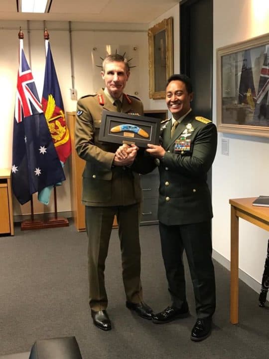 Kunjungan Kasad Di Australia, Pererat Kerja Sama Kedua Angkatan Darat