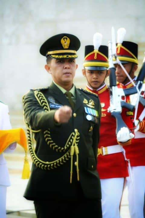Kolonel Inf Rudy Saladin, Pimpin Awali Prosesi Upacara Peringatan HUT ke-74 RI