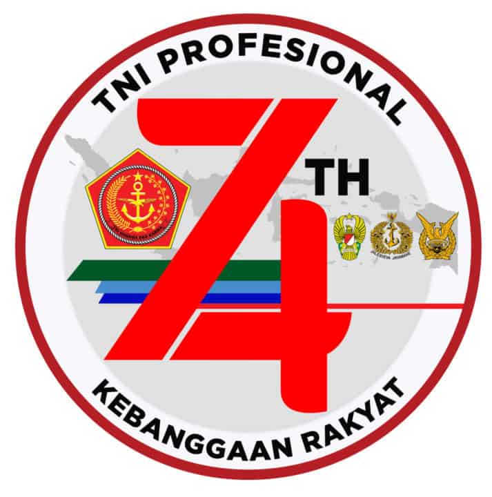 LOGO, DAN BANNER HUT TNI KE-74