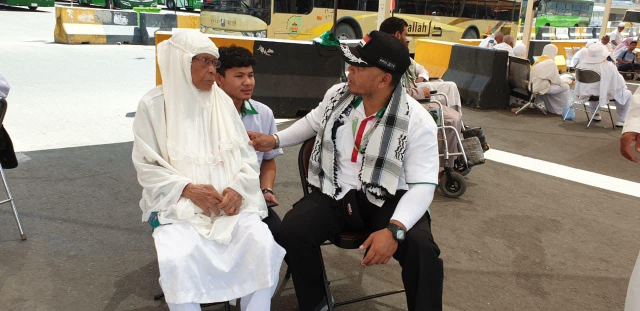 Serka Sugandi, Pengurus Transportasi Jemaah Haji Indonesia Di Syib Amir