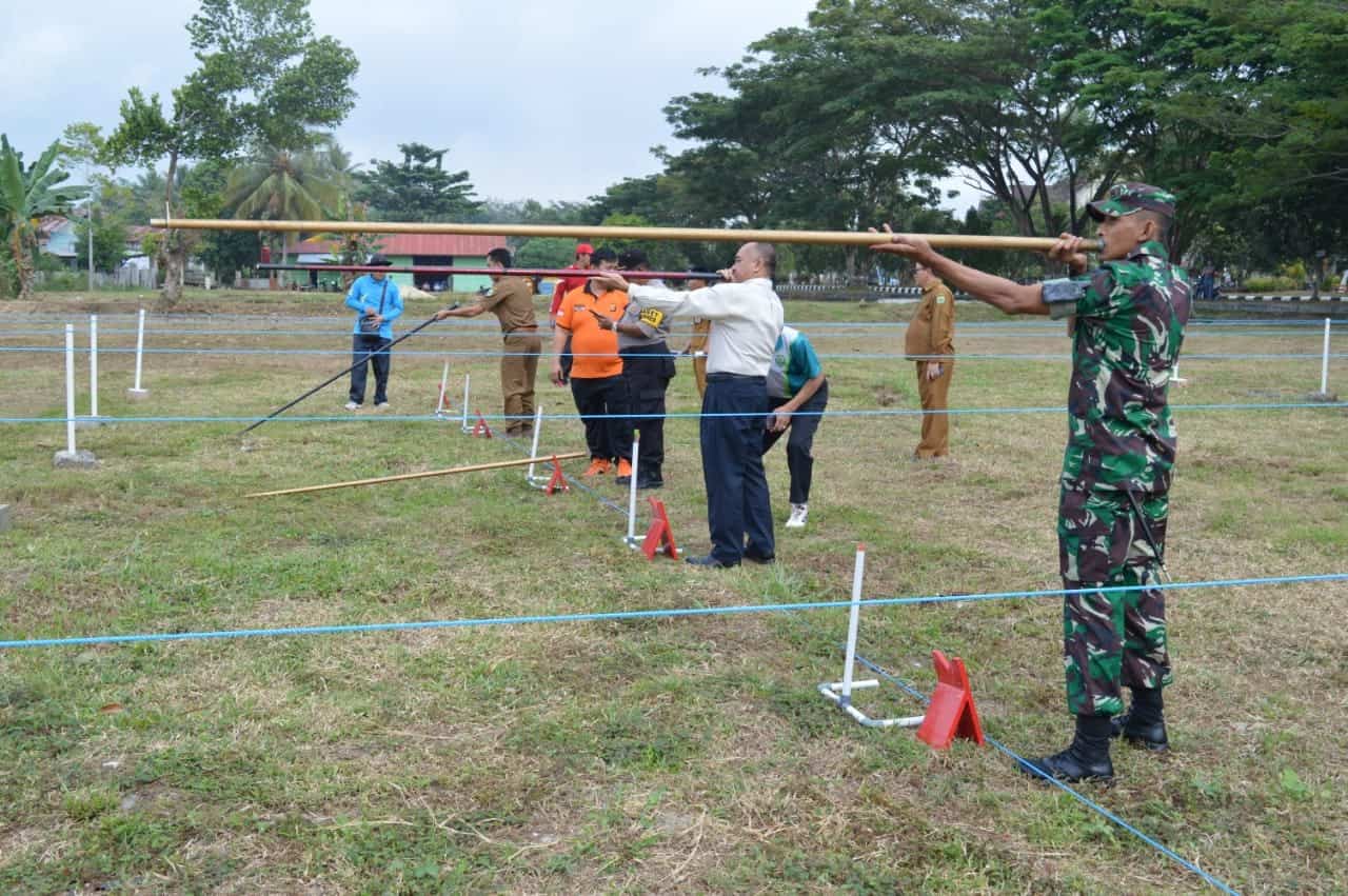 Lestarikan Olahraga Tradisional Kalimantan, Kodim 0912/Kubar Gelar Lomba Sumpit