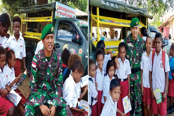 Mobil Calistung Yonmek 521/DY Disambut Antusias di SD YPK Sota Auto Draft
