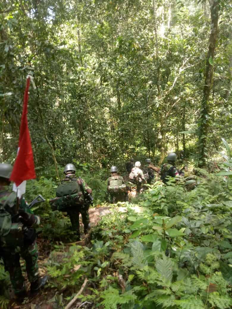 Tempuh 78 Km, Satgas Yonif R 509 Jamin Kedaulatan Negara dan Kesehatan Warga Papua