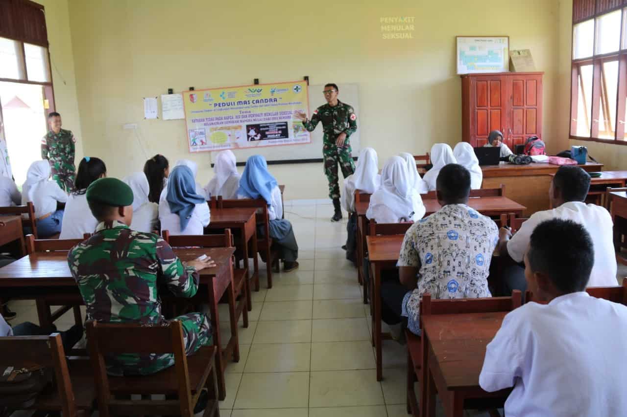 Edukasi Kesehatan, Satgas Yonif MR 411 Bentengi Anak Papua dari Narkoba dan Pergaulan Bebas