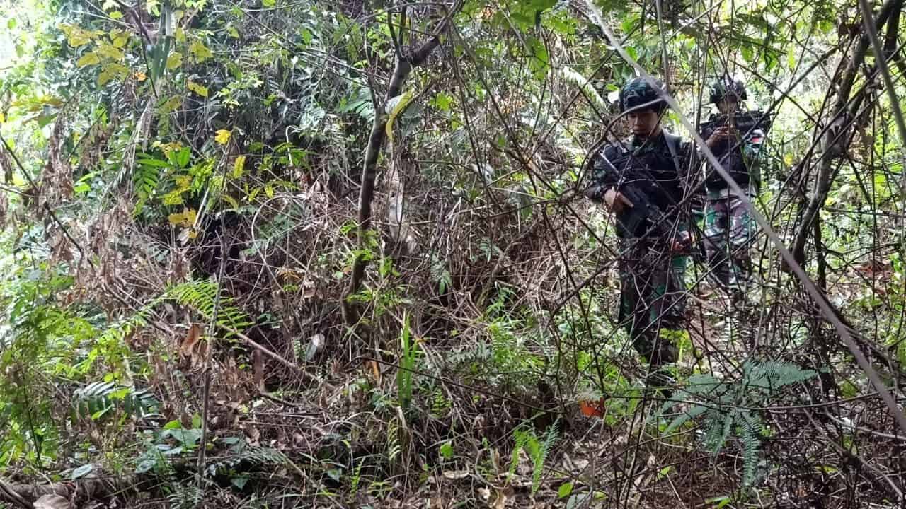 Jamin Keamanan Wilayah, Satgas Yonif R 509 Gelar Patroli Keamanan di Keerom