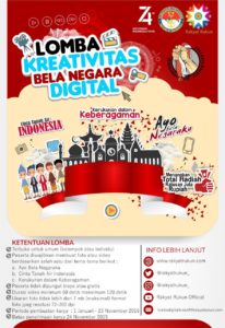 Lomba Kreativitas Bela Negara Digital Untuk Generasi Milenial