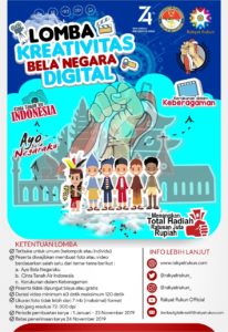 Lomba Kreativitas Bela Negara Digital Untuk Generasi Milenial