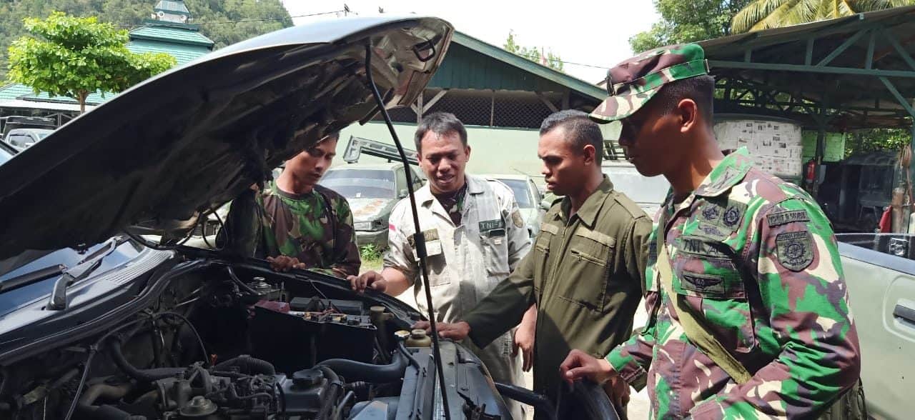 Pastikan Kesiapan Operasional, Satgas Yonif 509 Gelar Pemeriksanaan Randis