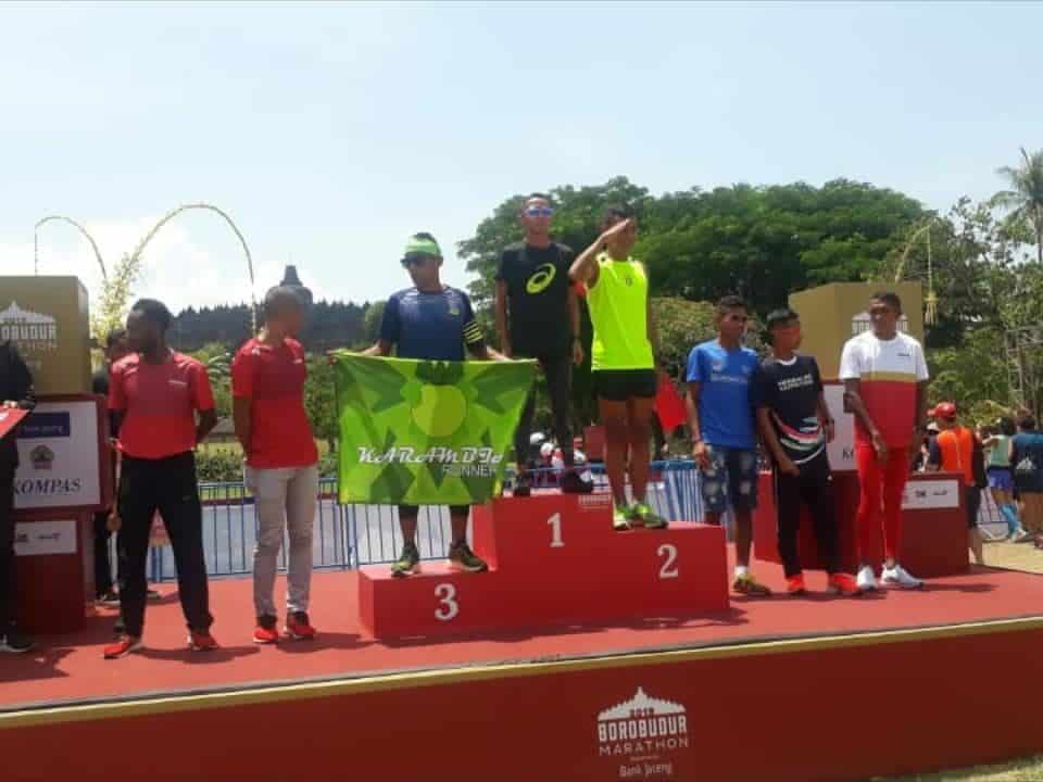 Membanggakan, Pratu M Ady Saputra Juara-2 Marathon Borobudur Run