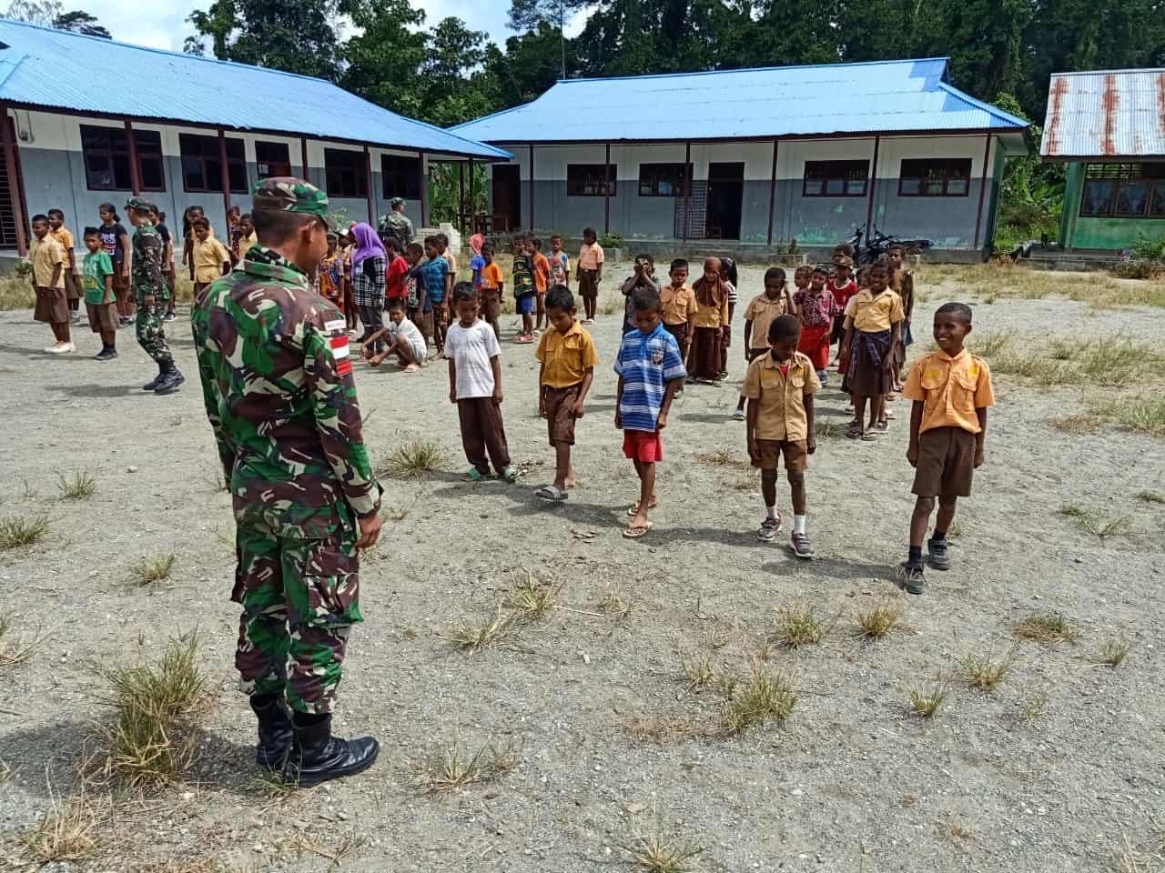 Terima Kasih Bapak TNI Bantu Mengajar