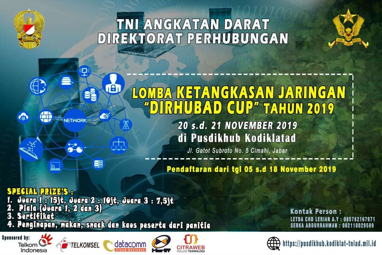 Lomba Ketangkasan Jaringan “Dirhubad Cup” Tahun 2019