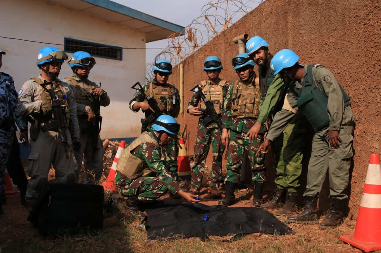 Sisa Konflik Afrika, Tiga Fuse Mortir 81 Diamankan Satgas Kizi TNI Konga Minusca