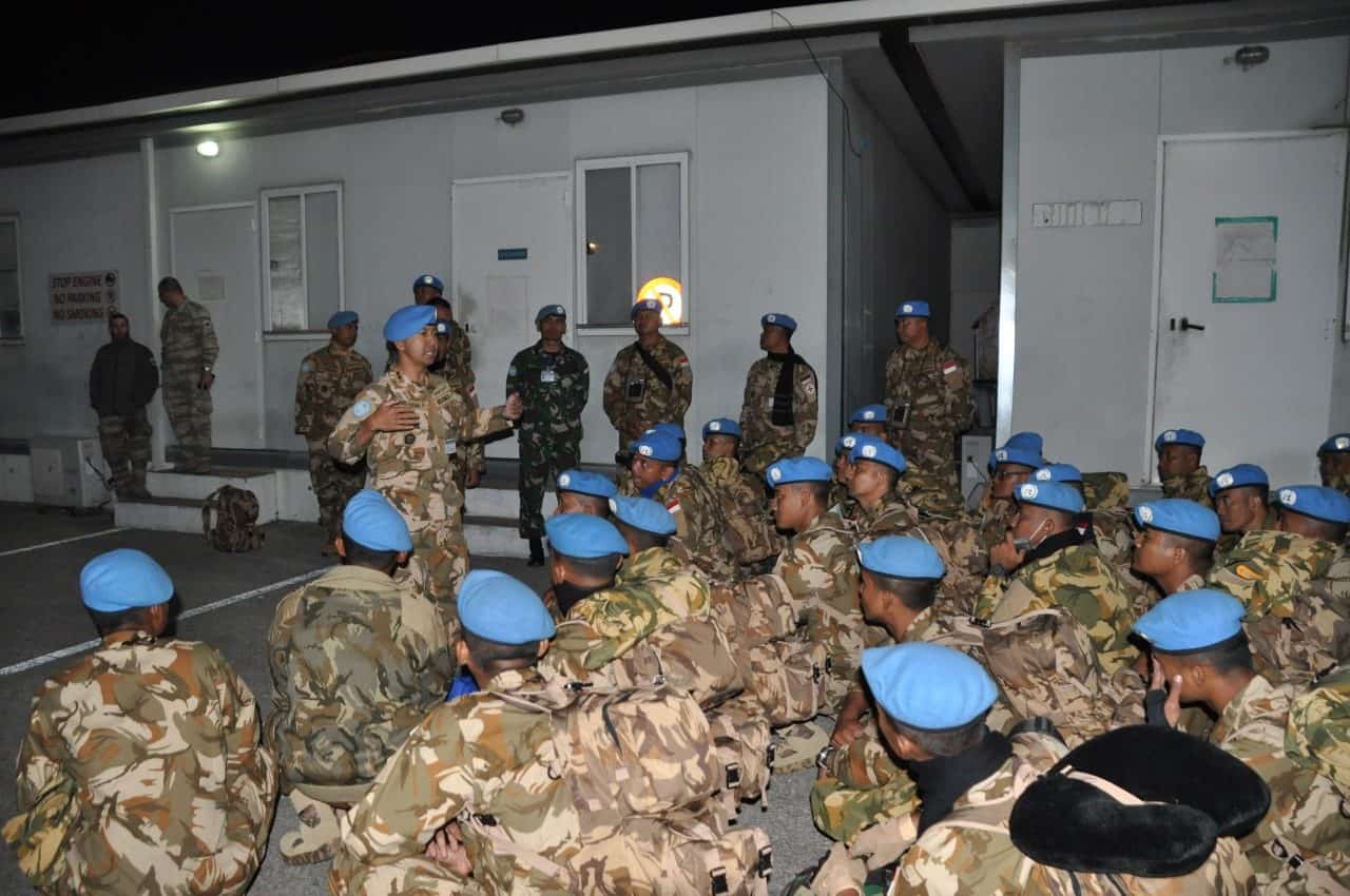 Satgas Yonmek TNI Konga XXIII-M/UNIFIL Akhiri Penugasan Sebagai Peacekeepers di Lebanon