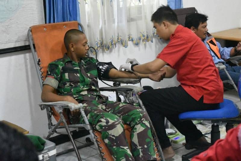 Donor Darah Yonif 611, Implementasi Bakti TNI Bagi Rakyat
