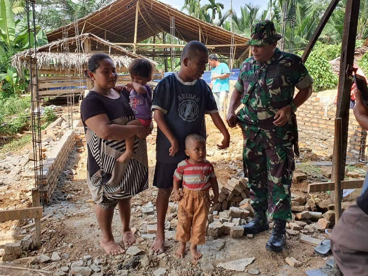 Tanggung 3 Anak, Rumah Pasutri Disabilitas di Renovasi Kodim 0201/BS Medan