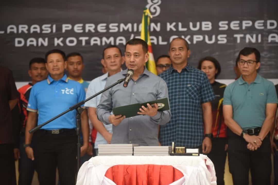 Deklarasi Army Cycling Club, Wakasad Kembangkan Olahraga Sepeda di Tanah Air