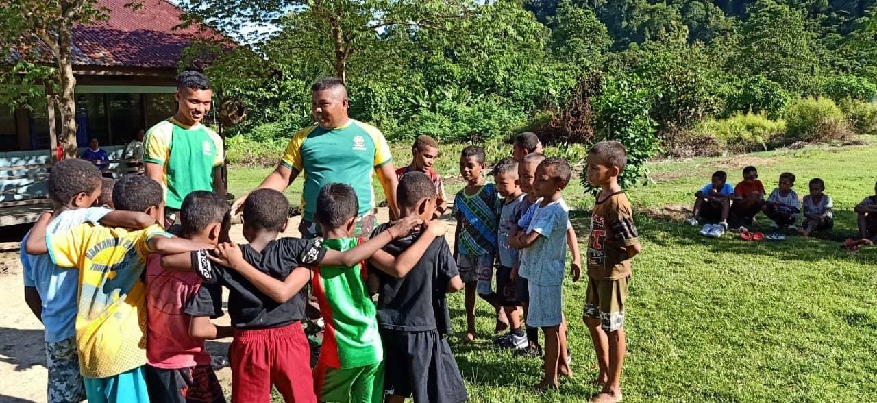 Olahraga Tradisional, Satgas Yonif 754 Tumbuhkan Semangat Anak Papua