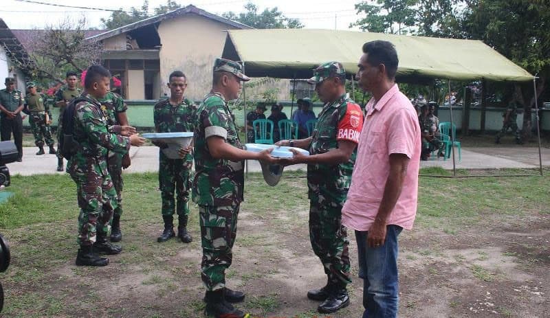 Ciptakan Kesehatan Lingkungan, Jambanisasi Kodam XVI/Pattimura Sasar Warga Kurang Mampu