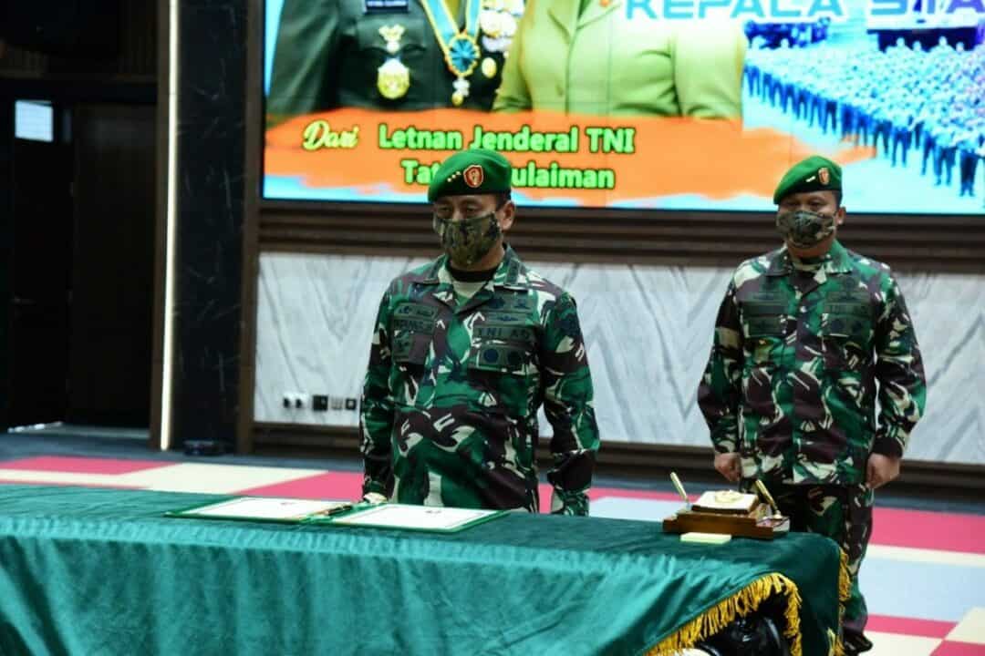 Kasad Pimpin Sertijab dan Lantik 21 Pejabat TNI AD, Mayjen TNI Moch. Fachruddin S.Sos Jabat Wakasad