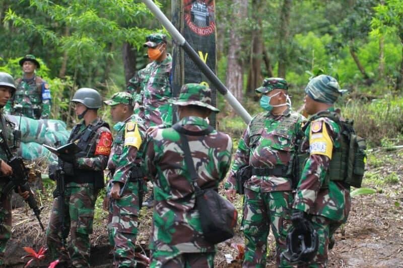 Terbaru, Latihan Pratugas Yonif MR 413 Antisipasi Corona