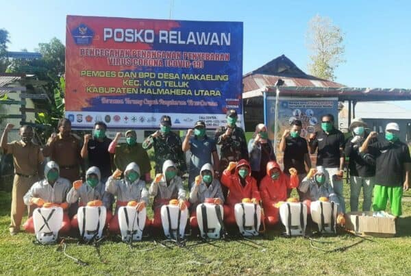 Relawan Tanggap COVID-19, Manunggal TNI-Rakyat di Halmahera