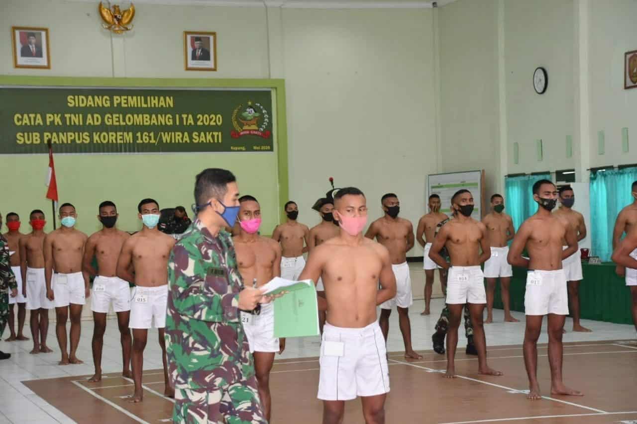 342 Putra Terbaik NTT Lolos Test Prajurit TNI AD TA. 2020