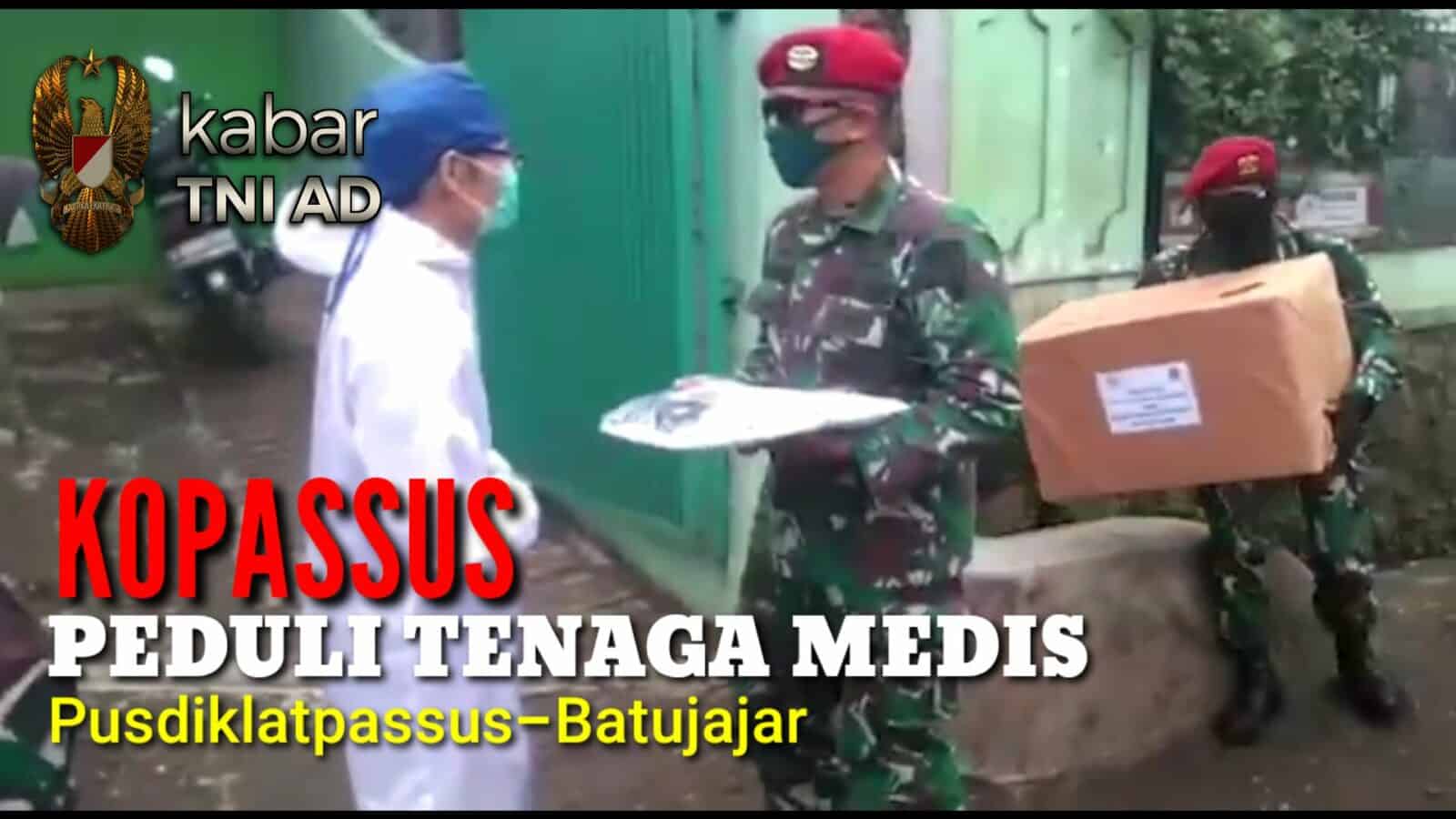 Kopassus Peduli Tenaga Medis