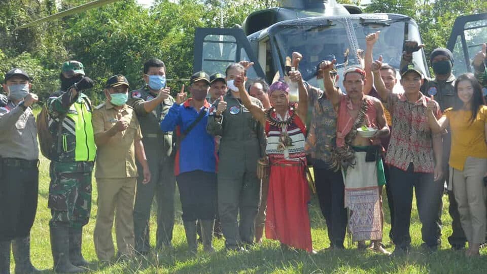 Atasi Kesulitan Beras, Kodam XII/Tpr Gunakan Helly di Bengkayang