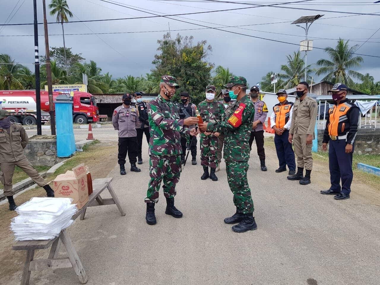 Cegah COVID -19, Korem Gorontalo Perketat Perbatasan