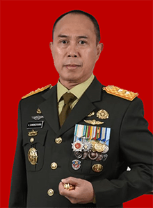 Mayjen TNI Andi Sumangerukka, S.E. Pejabat Kotama
