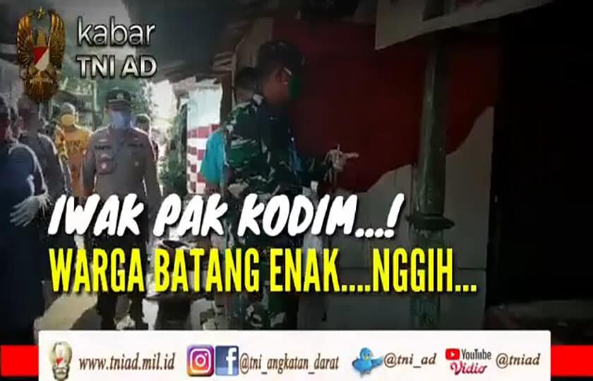 Iwak Pak Kodim..! Warga Batang Enak..Nggih.. | KABAR TNI AD
