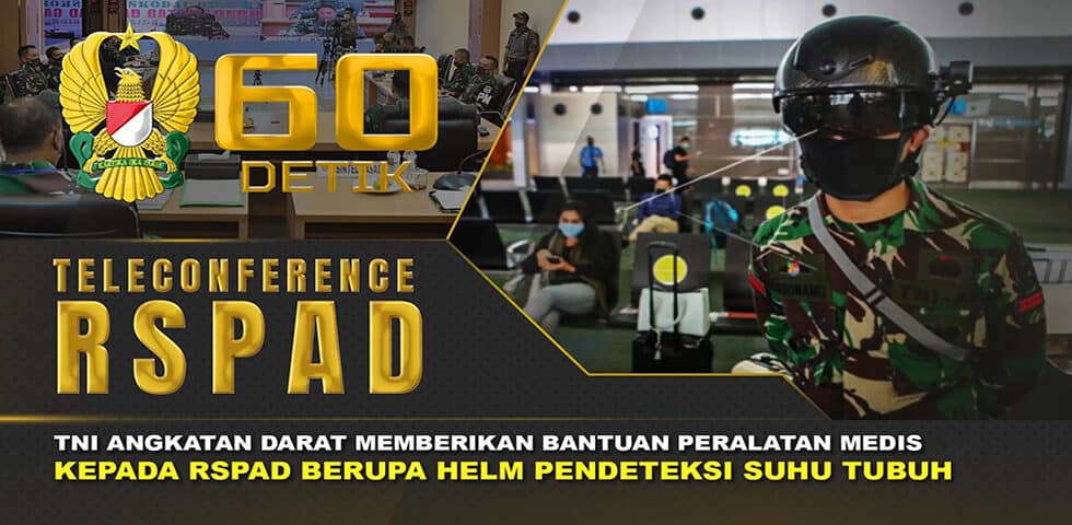 Teleconverence Kasad Bersama RSPAD | 60″ TNI AD
